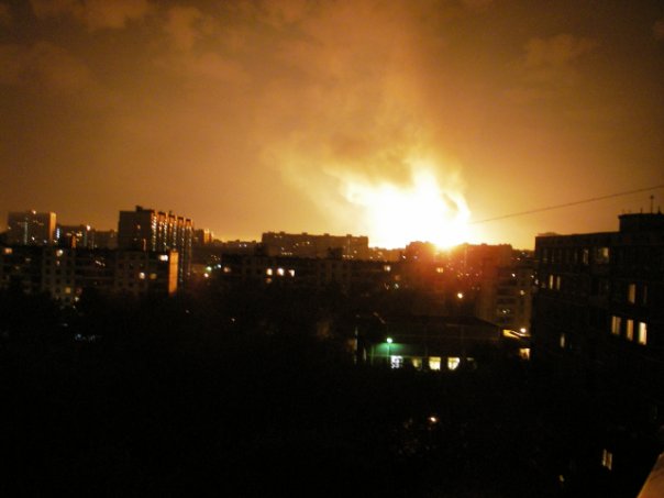 На западе Москвы в ночь на воскресенье, 10 мая, произошел взрыв газопровода.